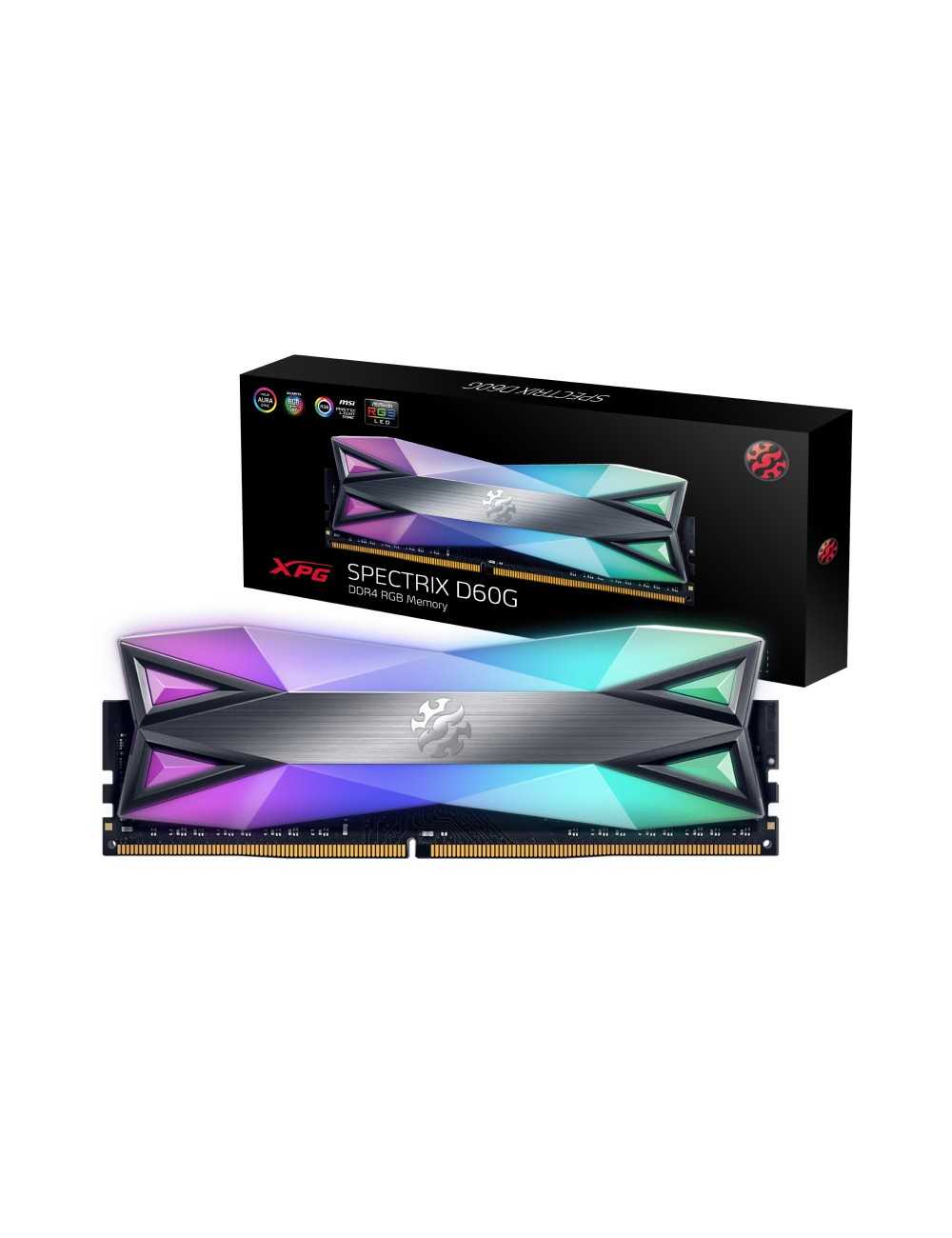 Memoria Udimm Ddr4 16 Gb 3600 Adata Xpg Spectrix Rgb Ax4u360016g18i-st60