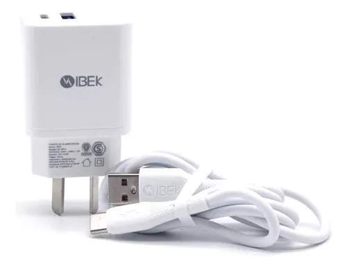 Cargador Tipo C 2.6A c/cable